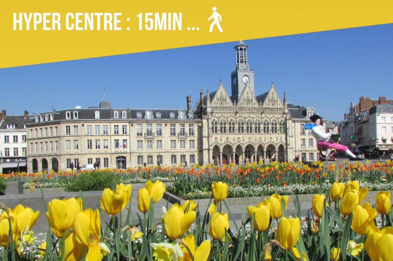 Appartement "Le Terminus " Gare-Cosy-Wifi 6 Personnes Saint-Quentin  Exteriör bild